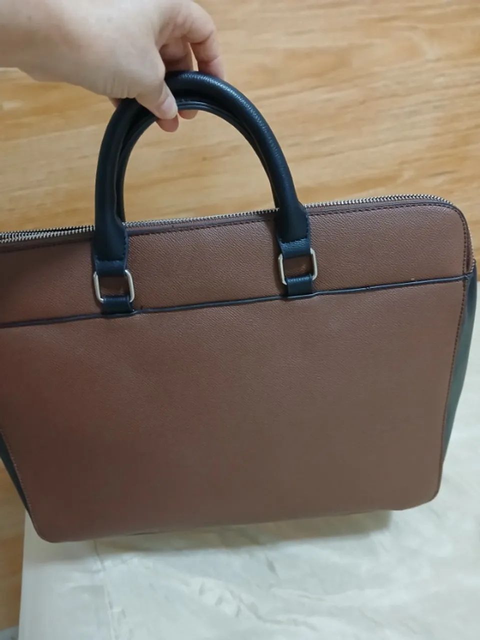 bolsa para notebook de couro  - Foto 3