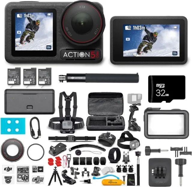 DJI Osmo Action 5 Pro Adventure Combo + Acessórios