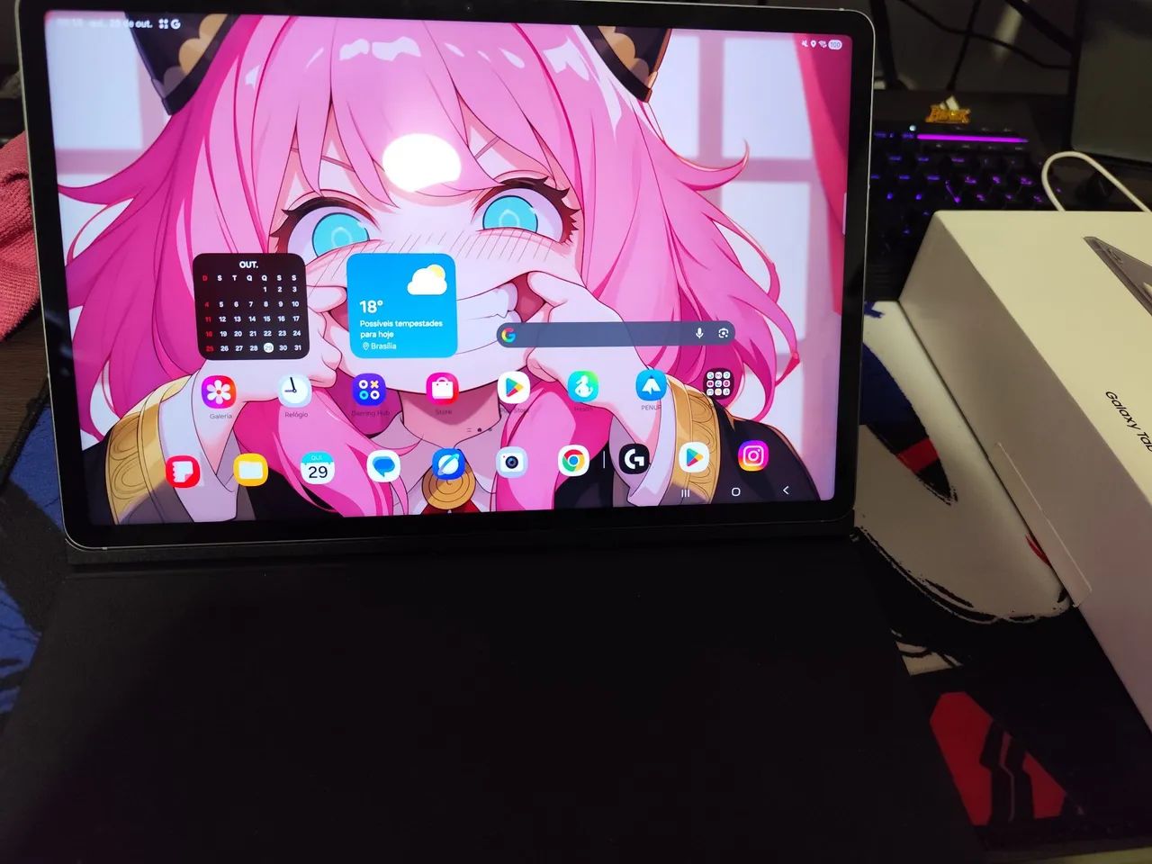 Tablet TAB S10 FE+ Cinza com expansor de memória, versão wi-fi  - Foto 2
