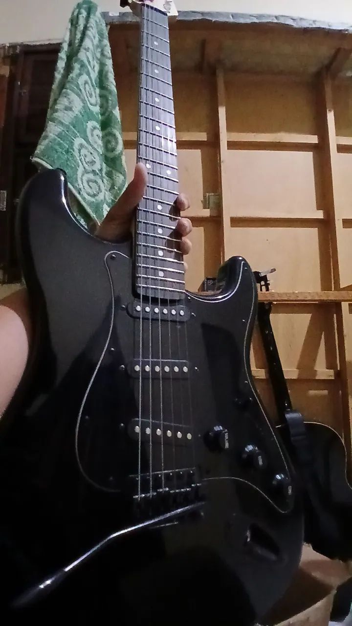 STATOCASTER VOIK 100 BLACK NOIR GLOSS - Foto 4