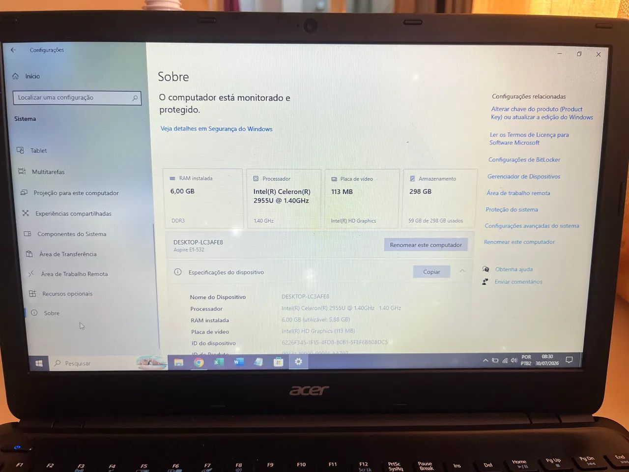 Notebook ACER - Aspire E1-532 - Foto 5