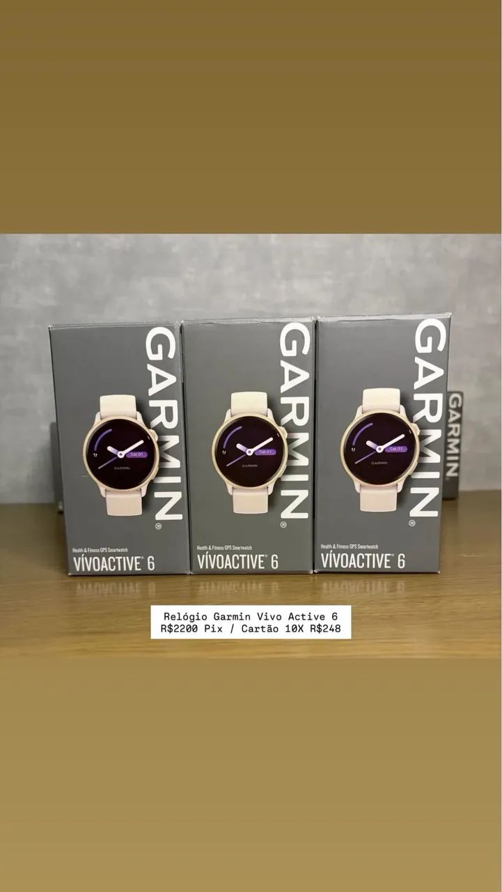 Relógio Garmin Vivo Active 6 