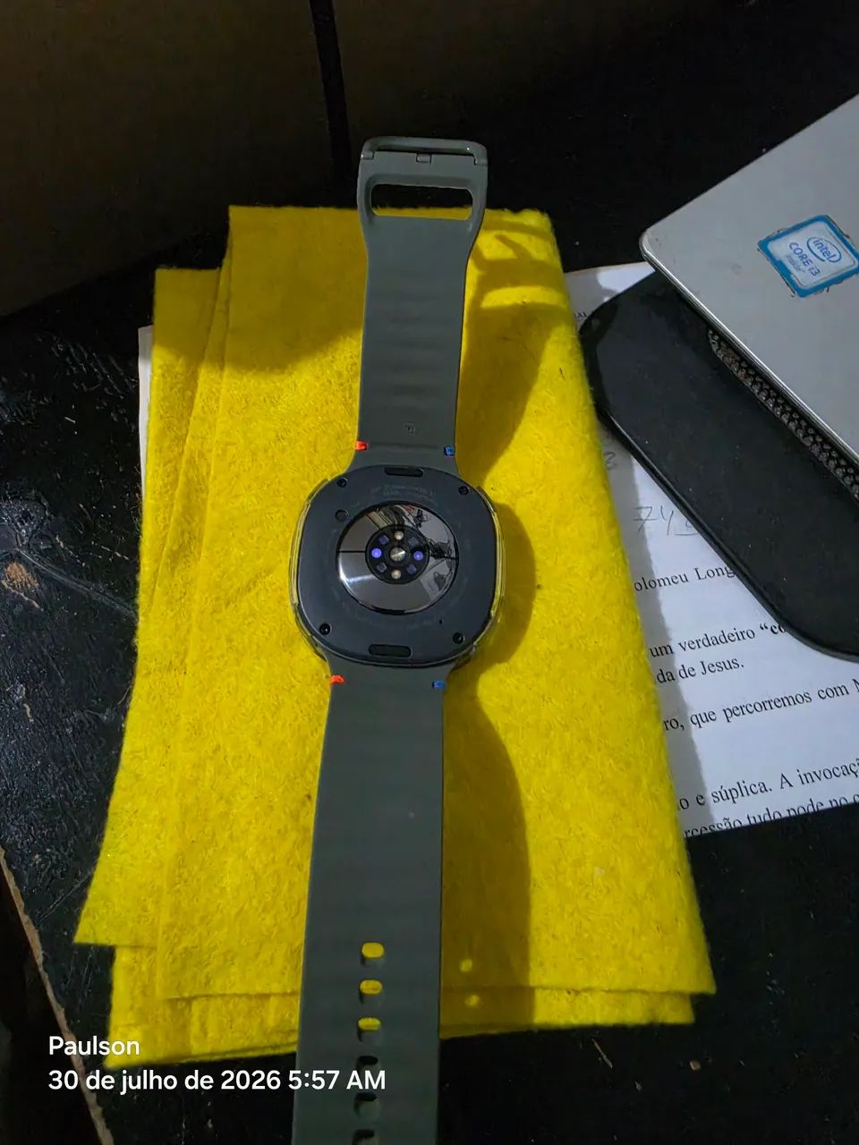 Venda galáxia watch 8 LTE WI-FI GPS BLUETOOTH 44mm com nota fiscal - Foto 2