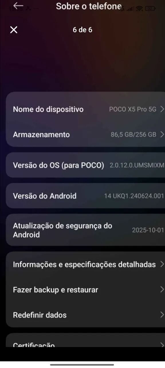 Vendo celular Poco X5 , aceito proposta  - Foto 5