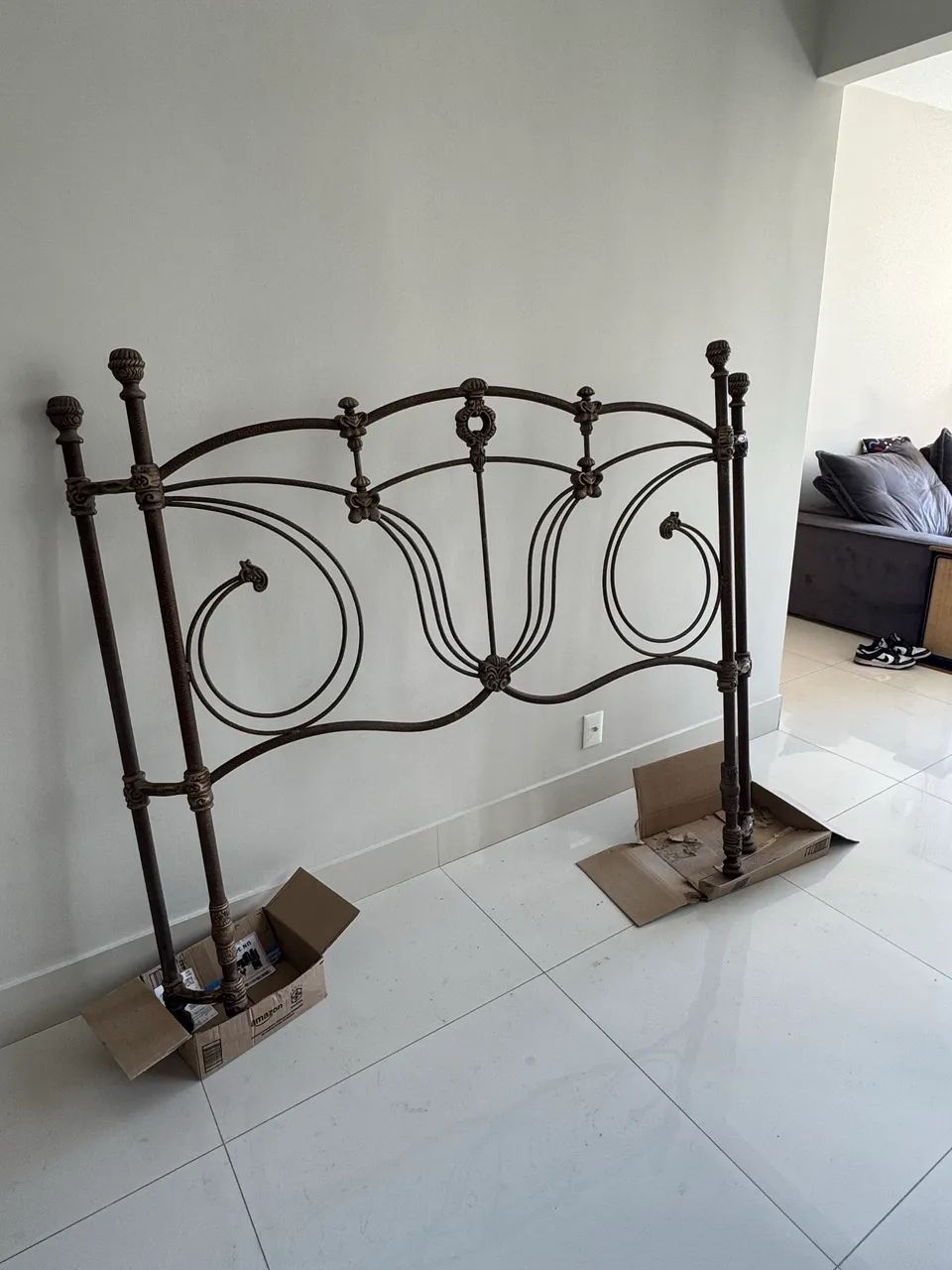 Cama de ferro maciço - Foto 3