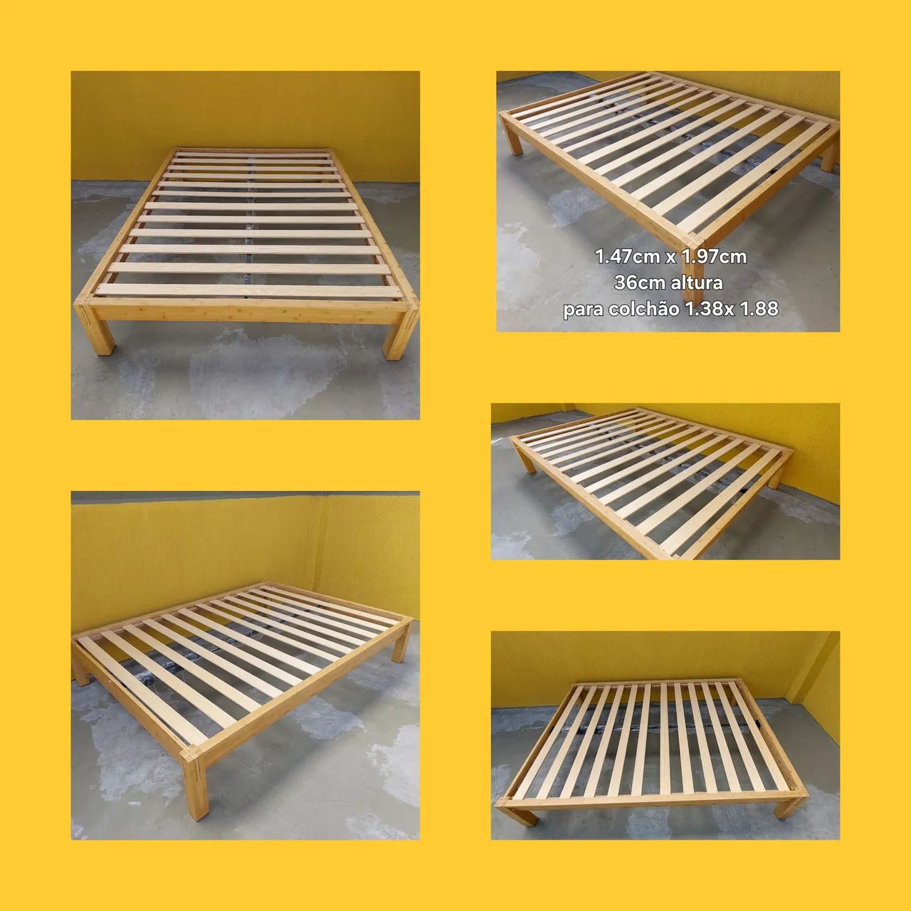 Cama de bambu 