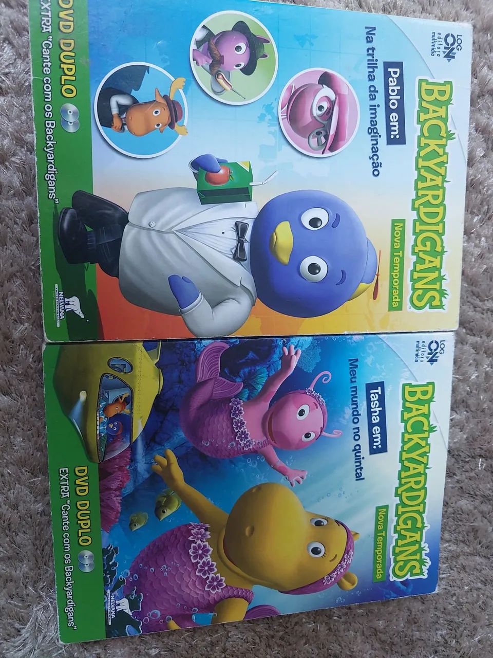 2 DVDs duplos backyardigans