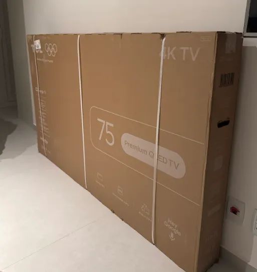 Smart TV 75? TCL QLED P7L 4K Nova Lacrada - Foto 2