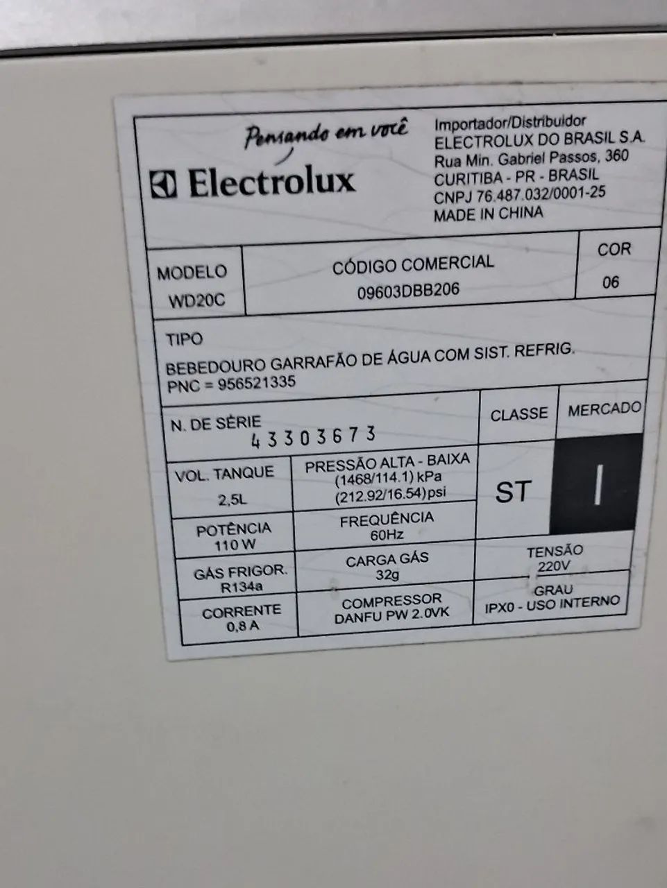 GELÁGUA ELETROLUX SEMI NOVO - Foto 4