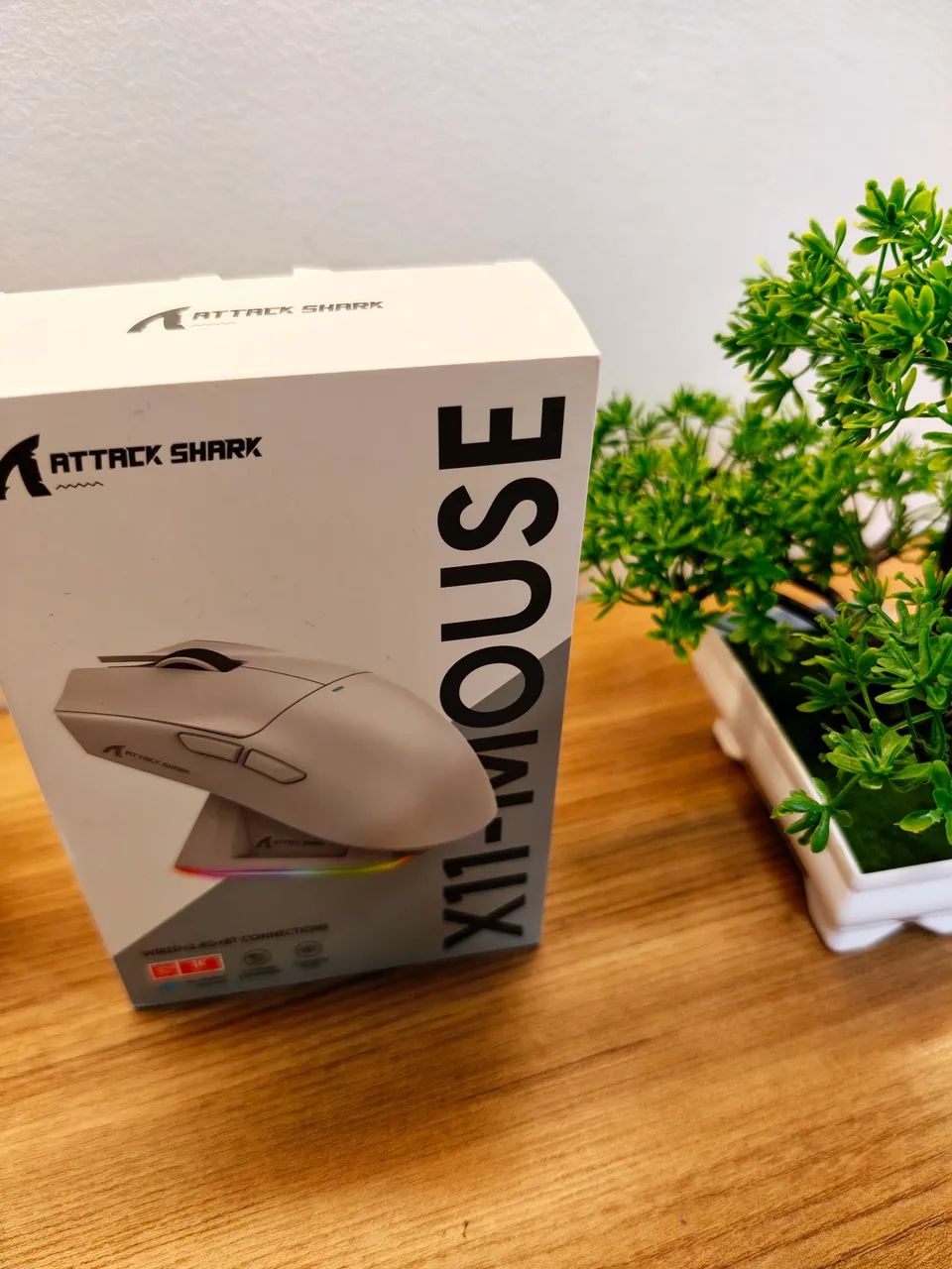 Mouse sem fio attack shark x11 preto - Foto 3