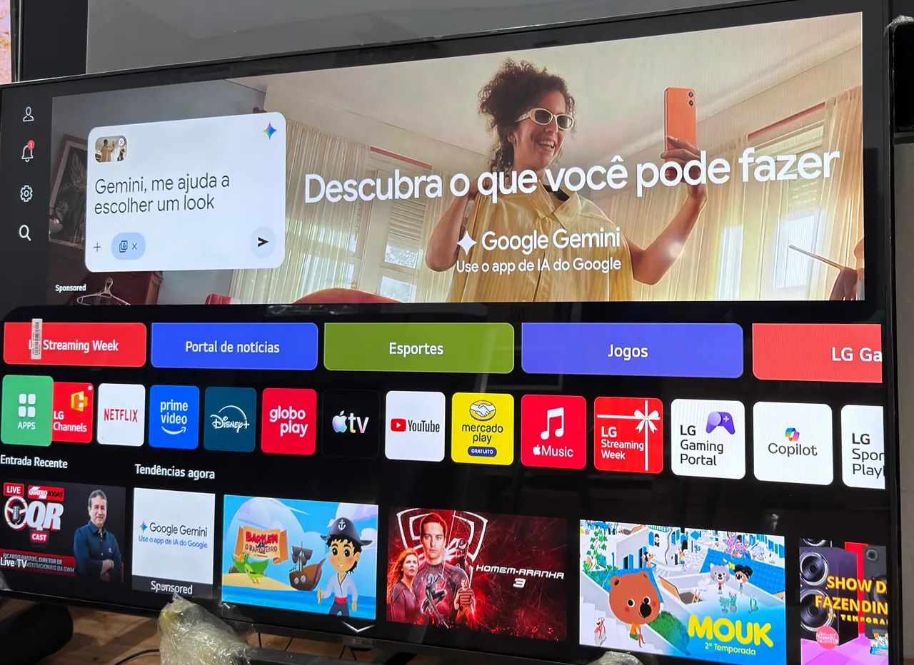 Tv 60 LG 4K com mouse na tela e Alexa impecável  - Foto 4