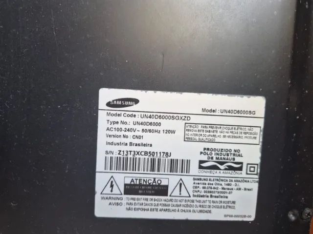 TV Samsung 40 polegadas - UN40D6000 - Foto 2