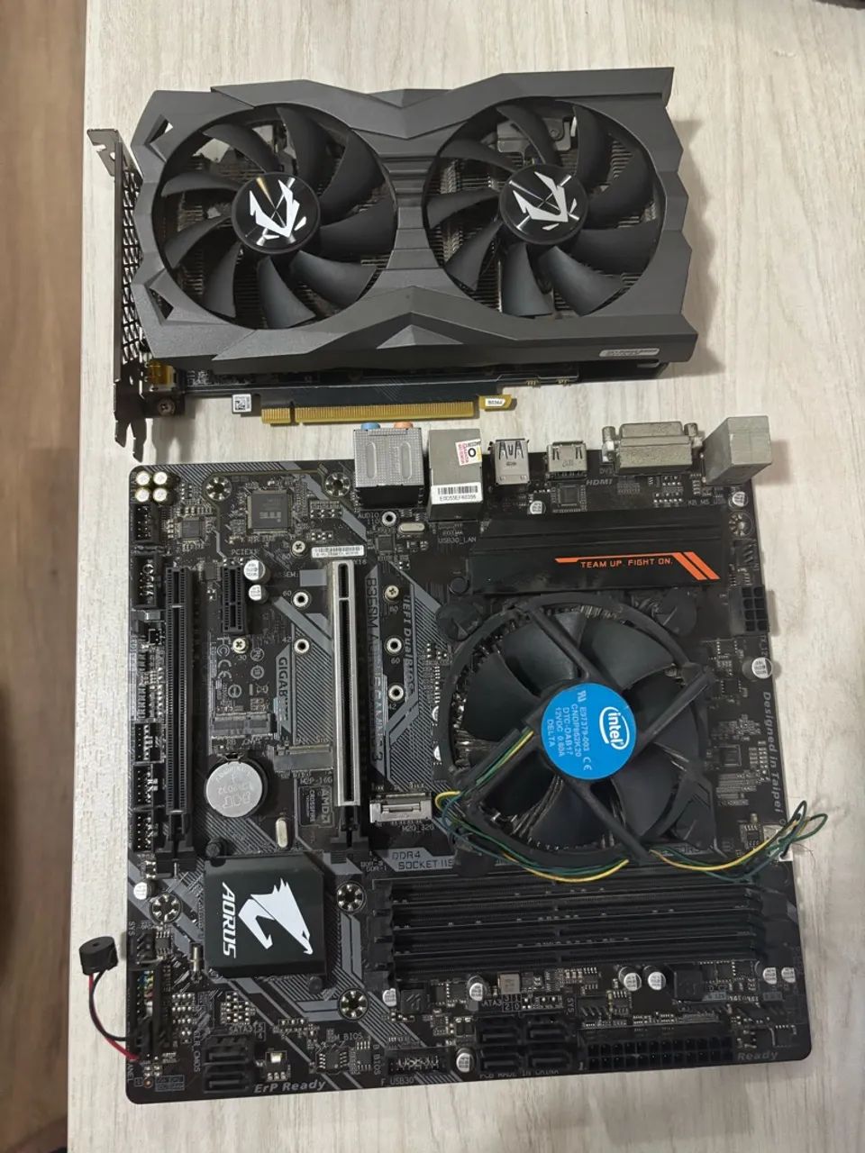 Placa de video rtx 2060 6gb + placa mãe e processador - Foto 2