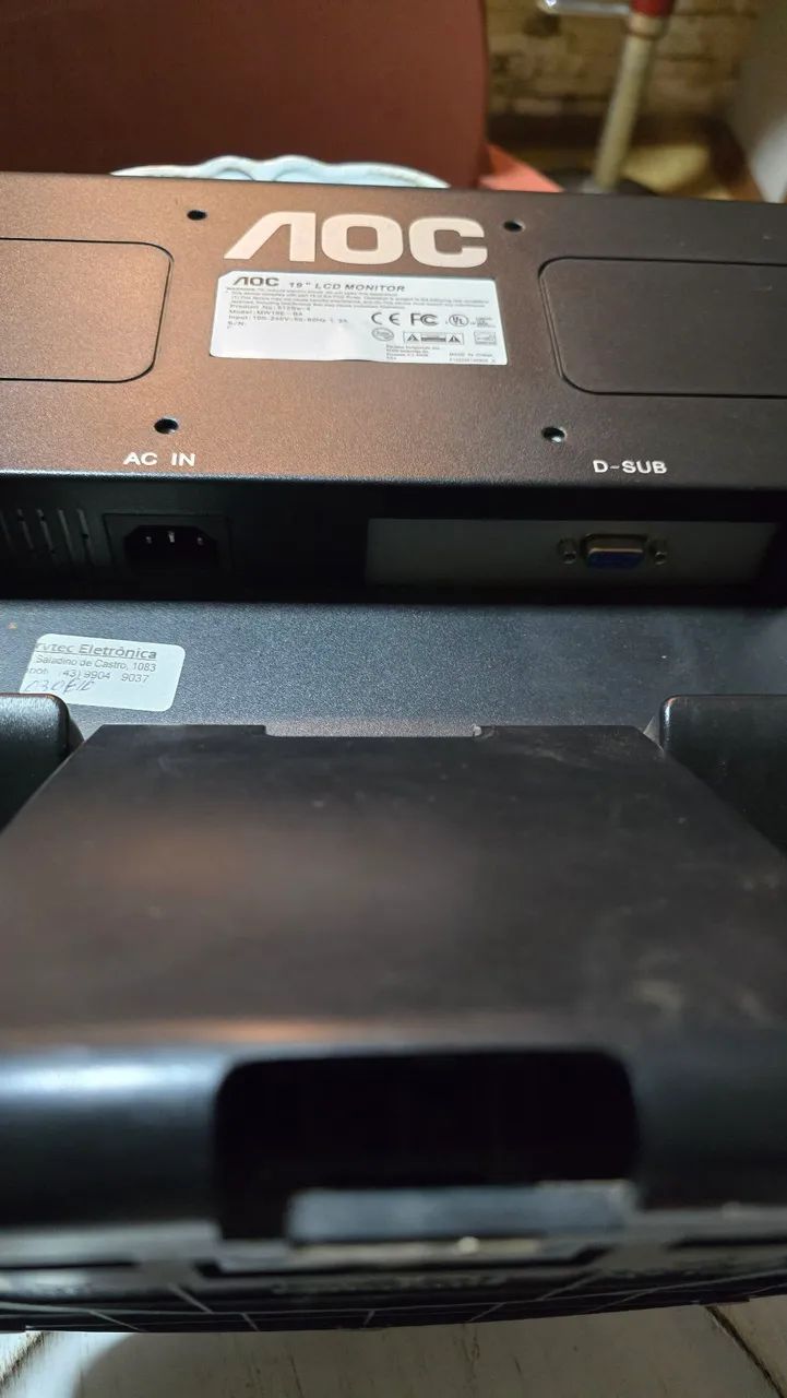 Monitor AOC 19 polegadas  - Foto 3
