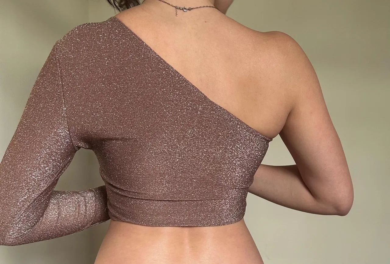 Cropped de lurex - Foto 2