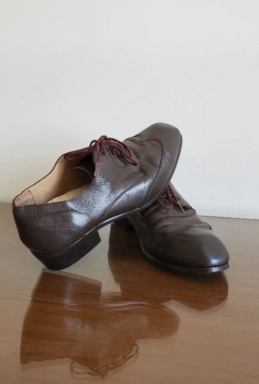Sapato de Dança Carrapeta Marron tam 38 - Foto 2