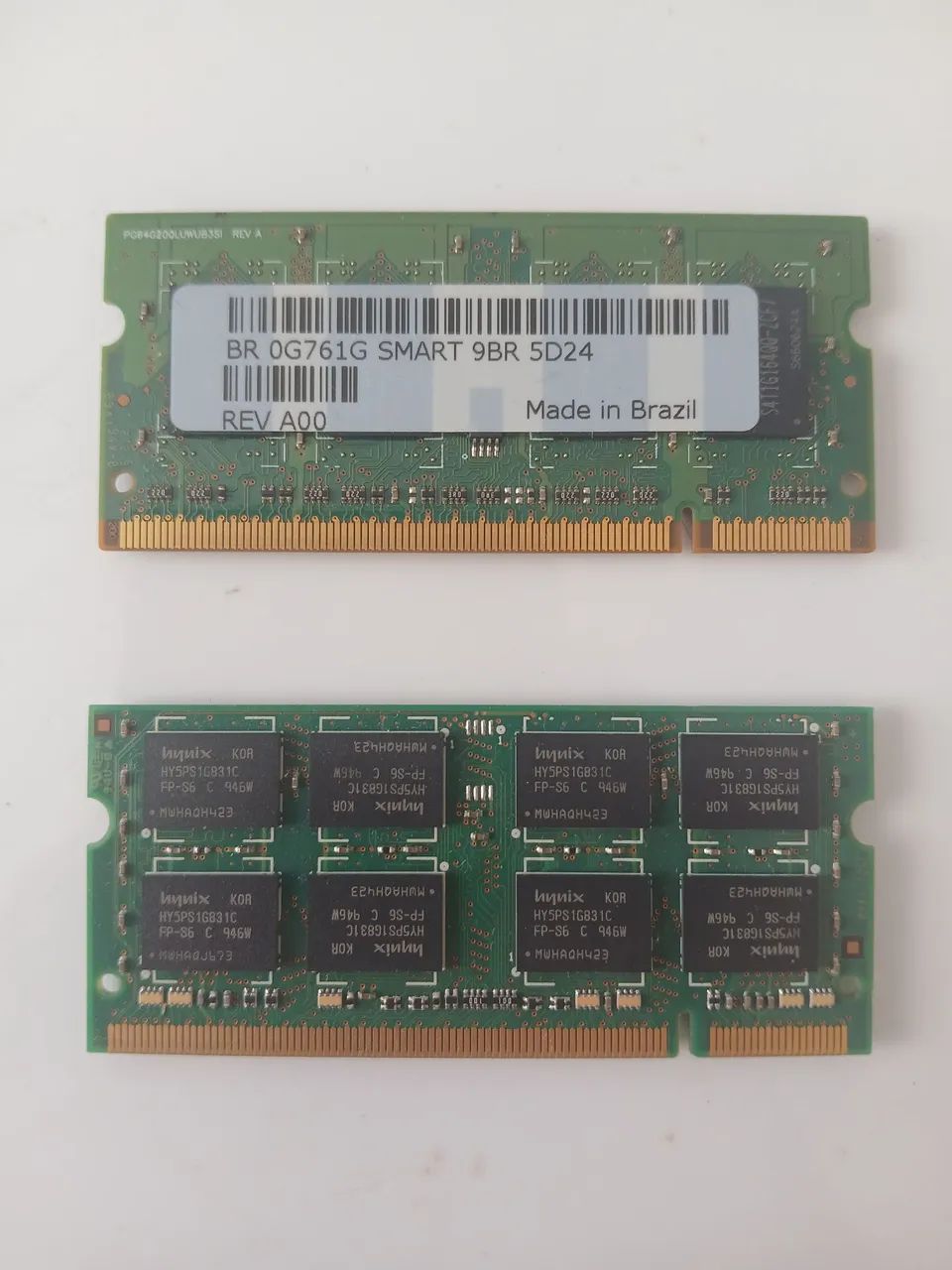 Memória Ram ddr2 3gb (2 + 1gb) Notebook - Foto 2
