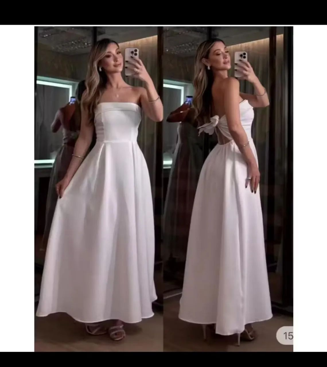 Vestido Branco Longo  - Foto 3