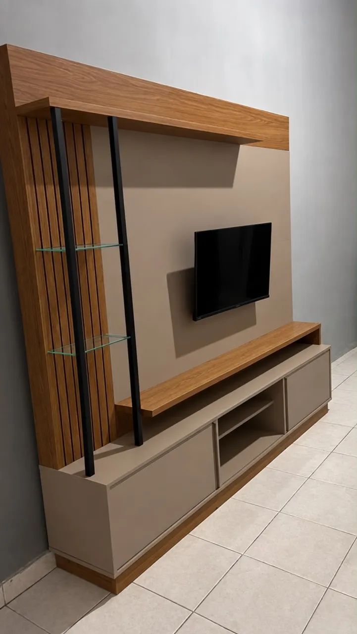 Rack com painel