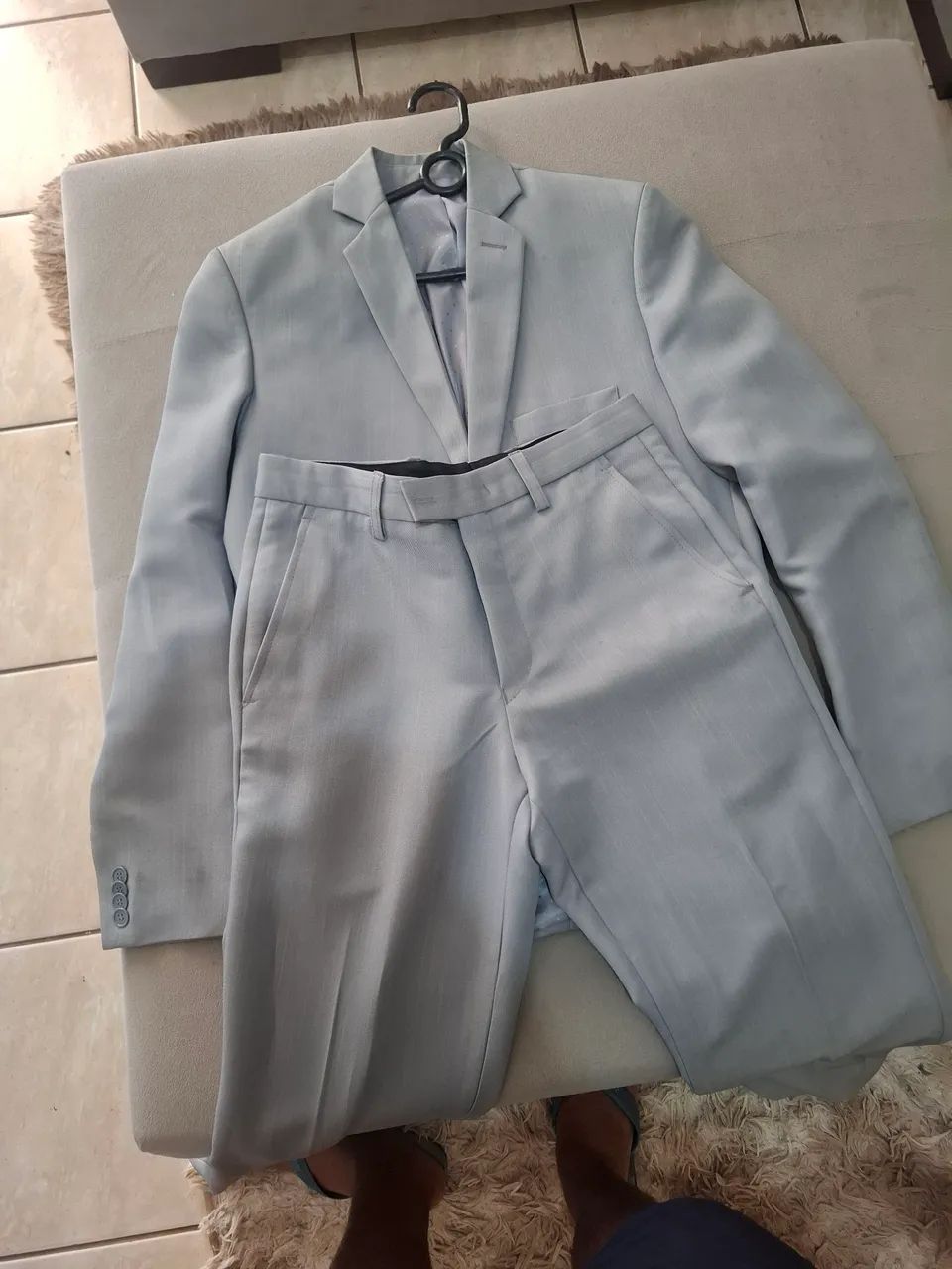 Paletó e calça cinza - TM P - Foto 5