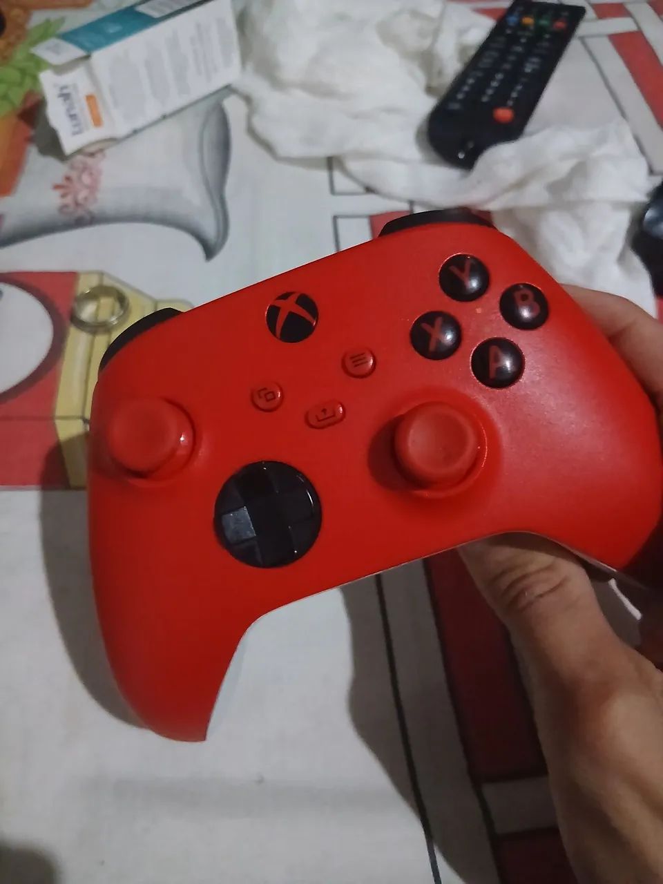 Controle vermelho de Xbox serie s em perfeito estado original  - Foto 2