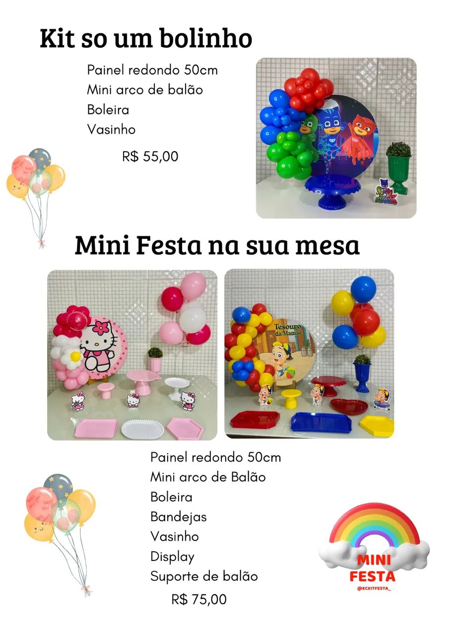 Mini festa na mesa - Foto 3