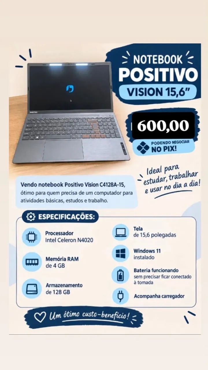 NOTEBOOK POSITIVO VISION