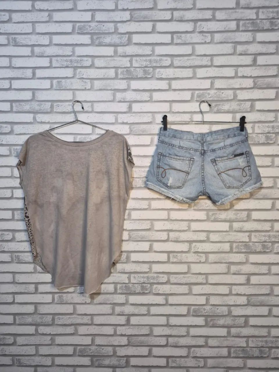 Camiseta e Short John John Destroyed, 36 - Foto 2