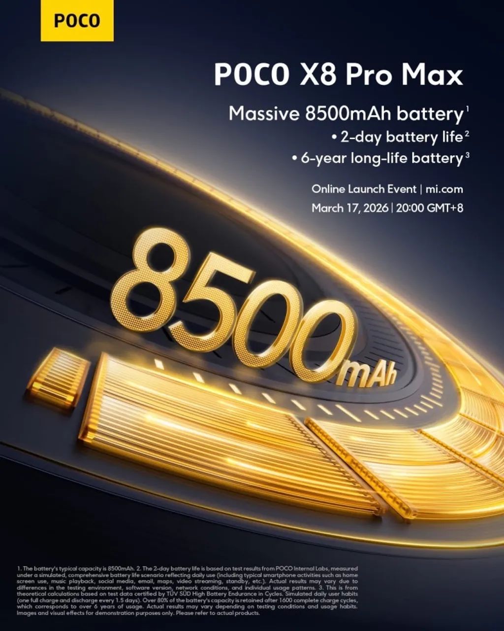 POCO X8 PRO MAX (5G) (APARTIR DE....) Lançamento (LACRADOS) - Foto 3