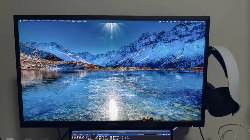 Monitor Agon 24.5" 240hz 0,5 ms e com Caixa (Unico Dono e Sem Detalhe)
