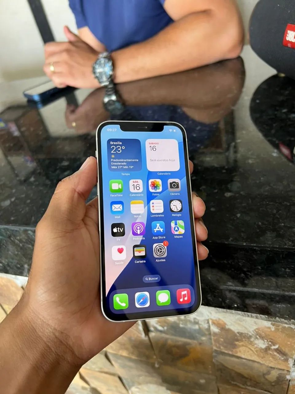 iPhone 12 64Gb Todo Original Funciona Tudo , Tampa Traseira