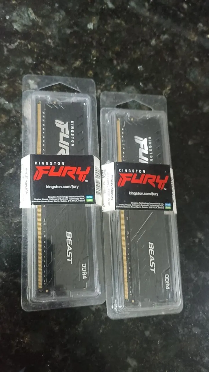 Memória Kingston Beast Rgb 16gb 3200mhz Kf432c16bb12a/16 - Memória