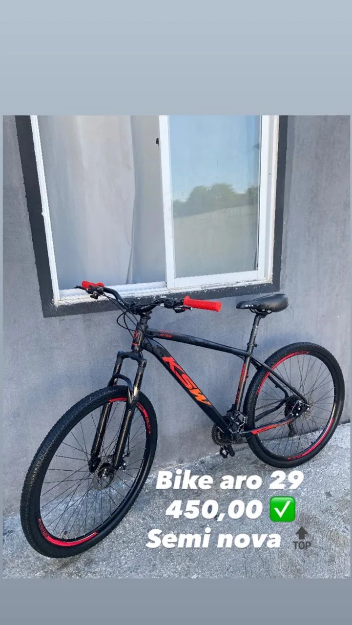 Bicicleta aro 29 semi nova 