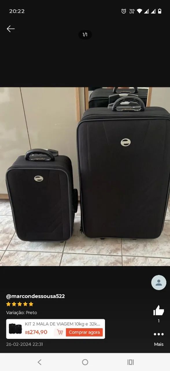 Mala de Viagem 