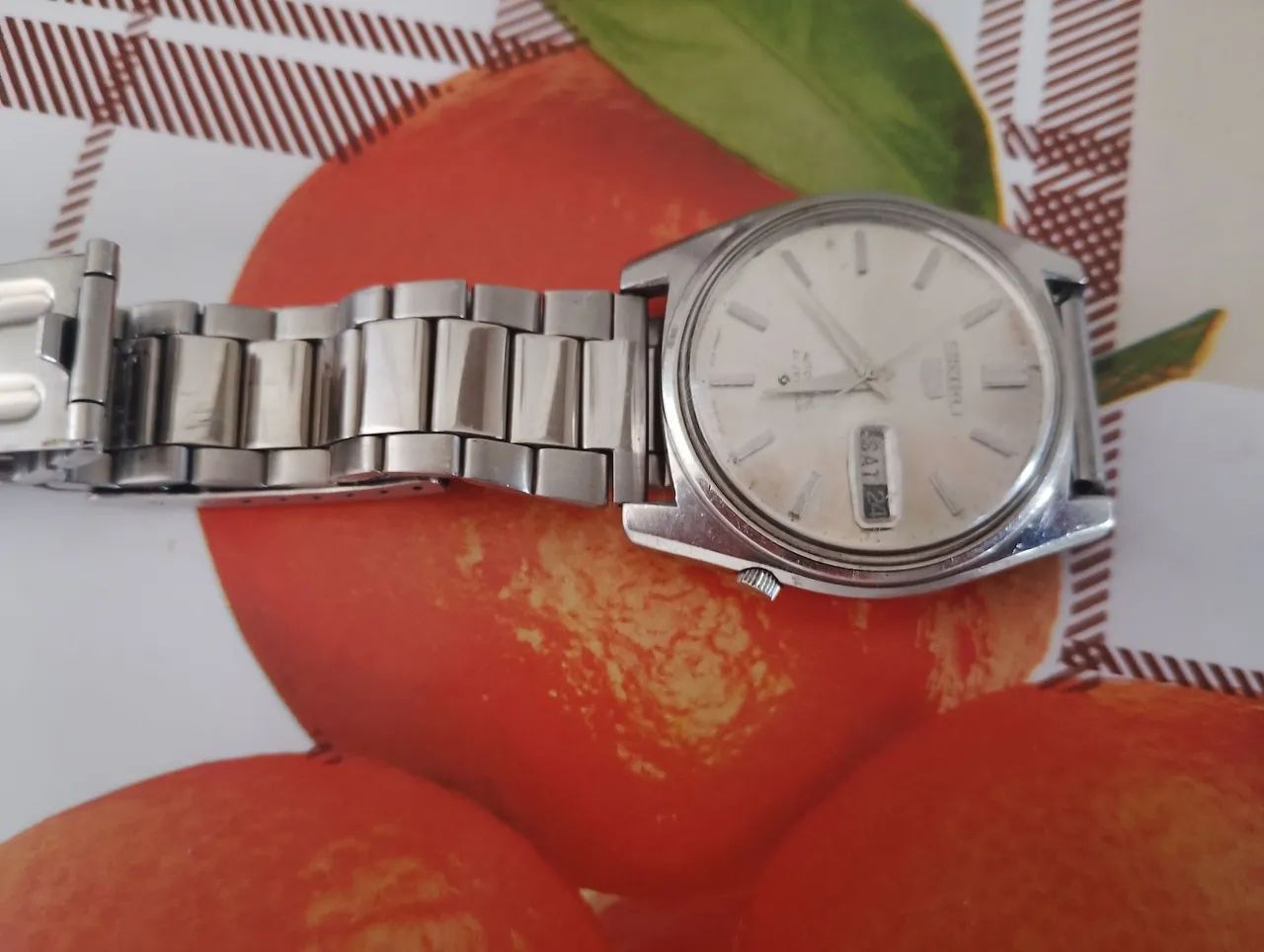 Vendo relógio Seiko 5 automático anos 70 - Foto 2