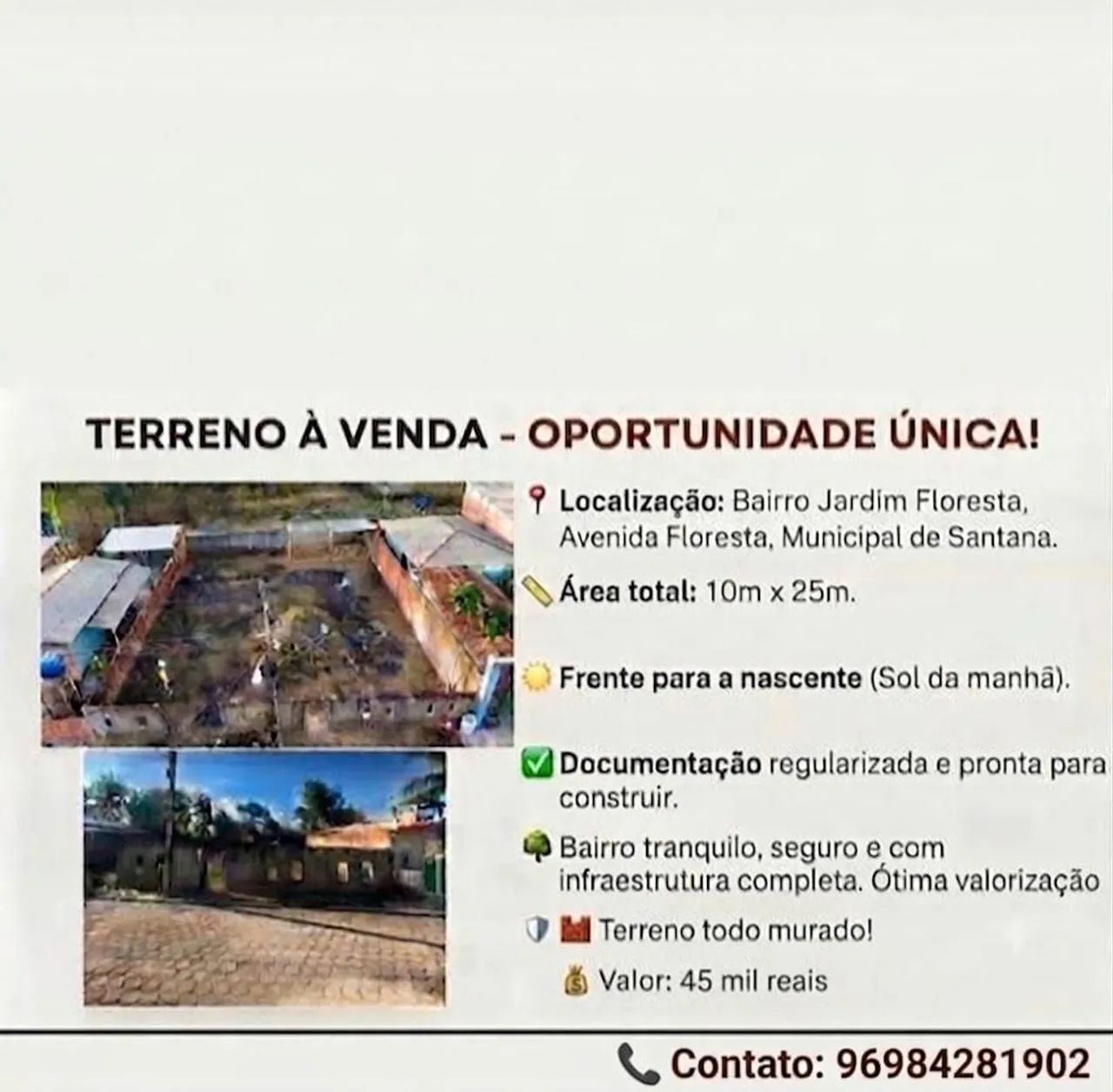 Estou anunciando pra uma amiga 