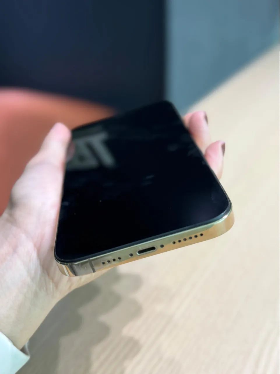 iPhone 12 Pro Max 256GB Gold Seminovo Garantia Loja Física