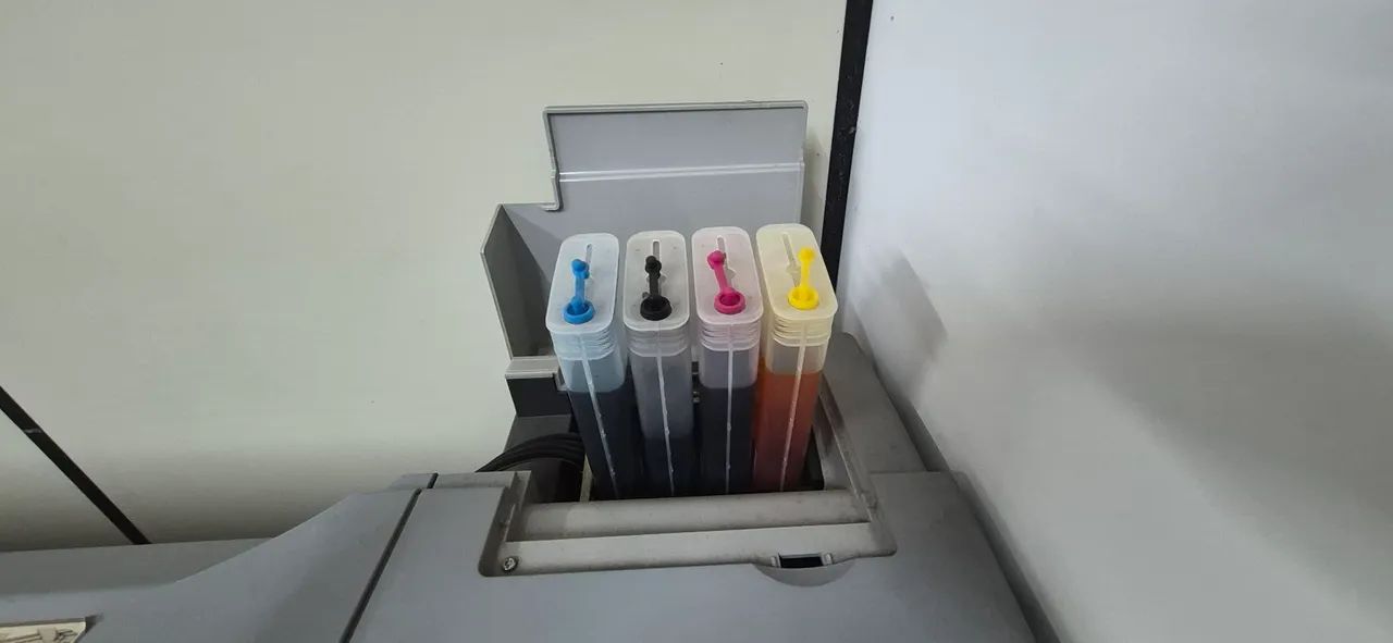 Plotter HP designjet 500 com Booker de tintas - Foto 2