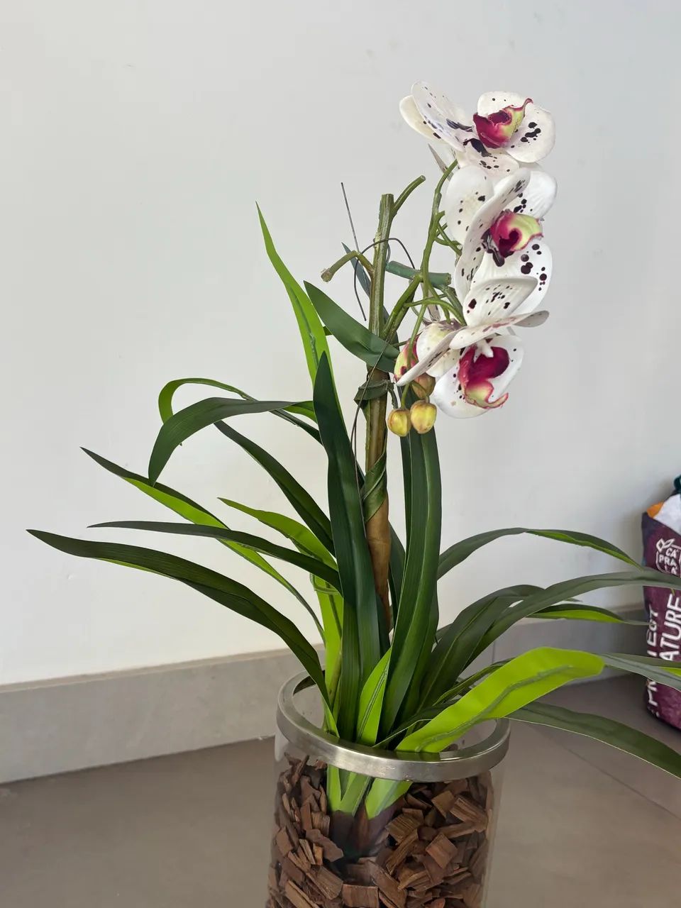 Vaso de Orquídea Artificial  - Foto 2