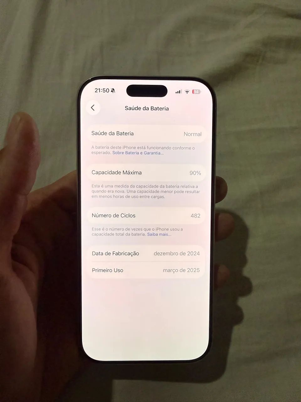 iPhone 16 pro 128gb bateria 90%  - Foto 4