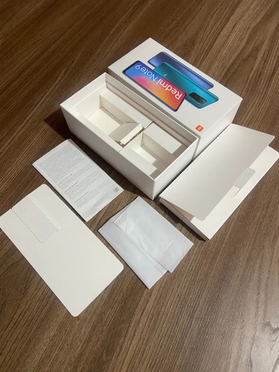 Caixa Vazia Celular Redmi note 9 