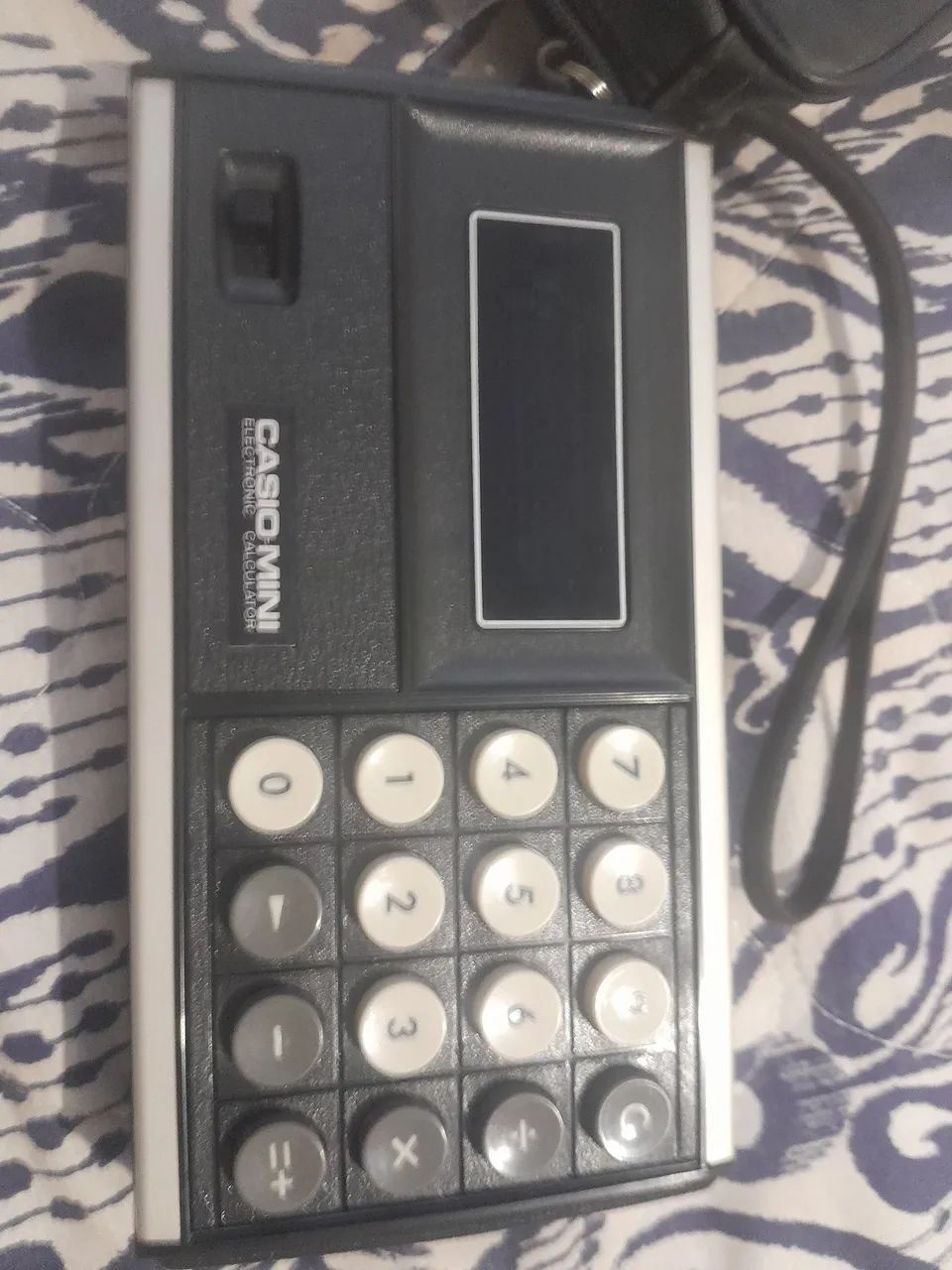 Casio Mini Cm 601 - calculadora 1973 nunca usada 