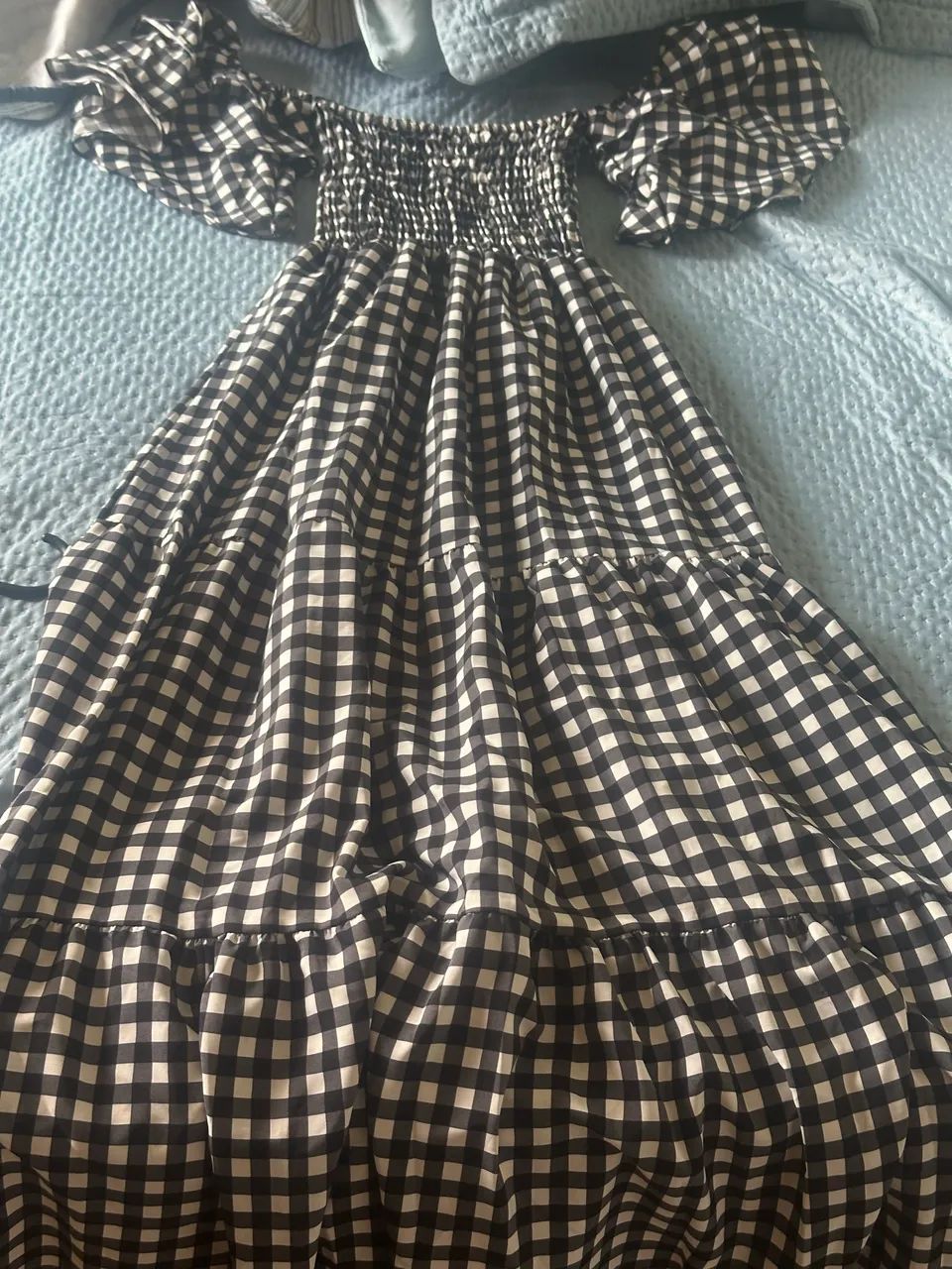 Vestido xadrez longo - Foto 4