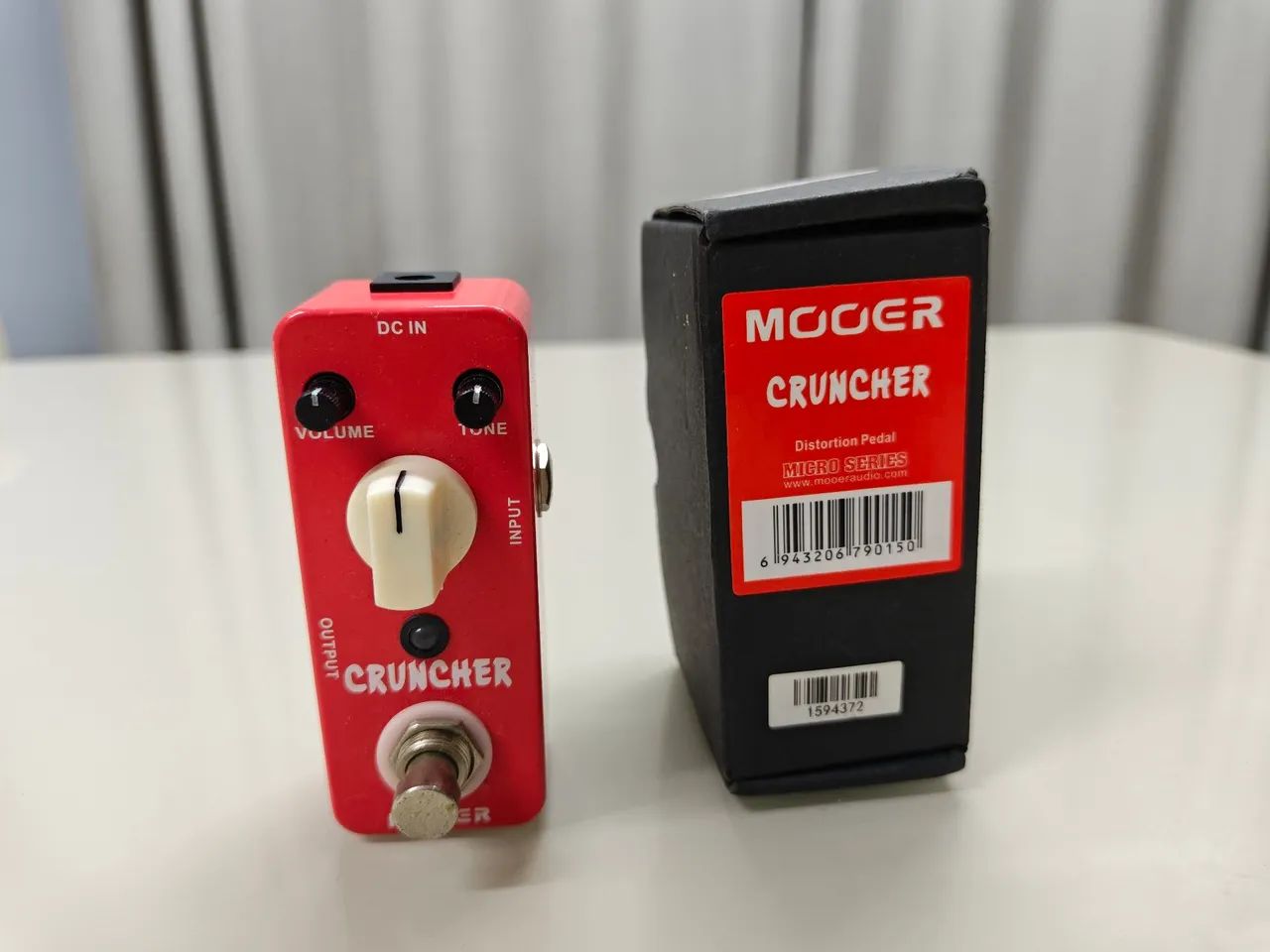 Mini Pedal de Guitarra Mooer Cruncher ZERO NA CAIXA 