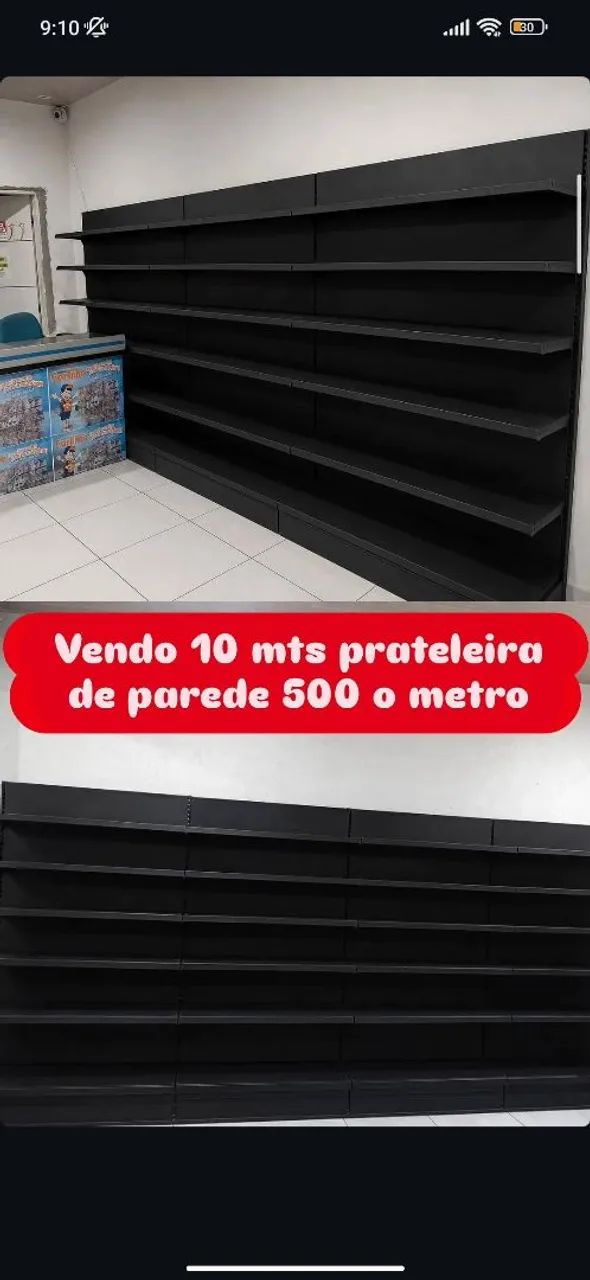 Prateleiras de metal 