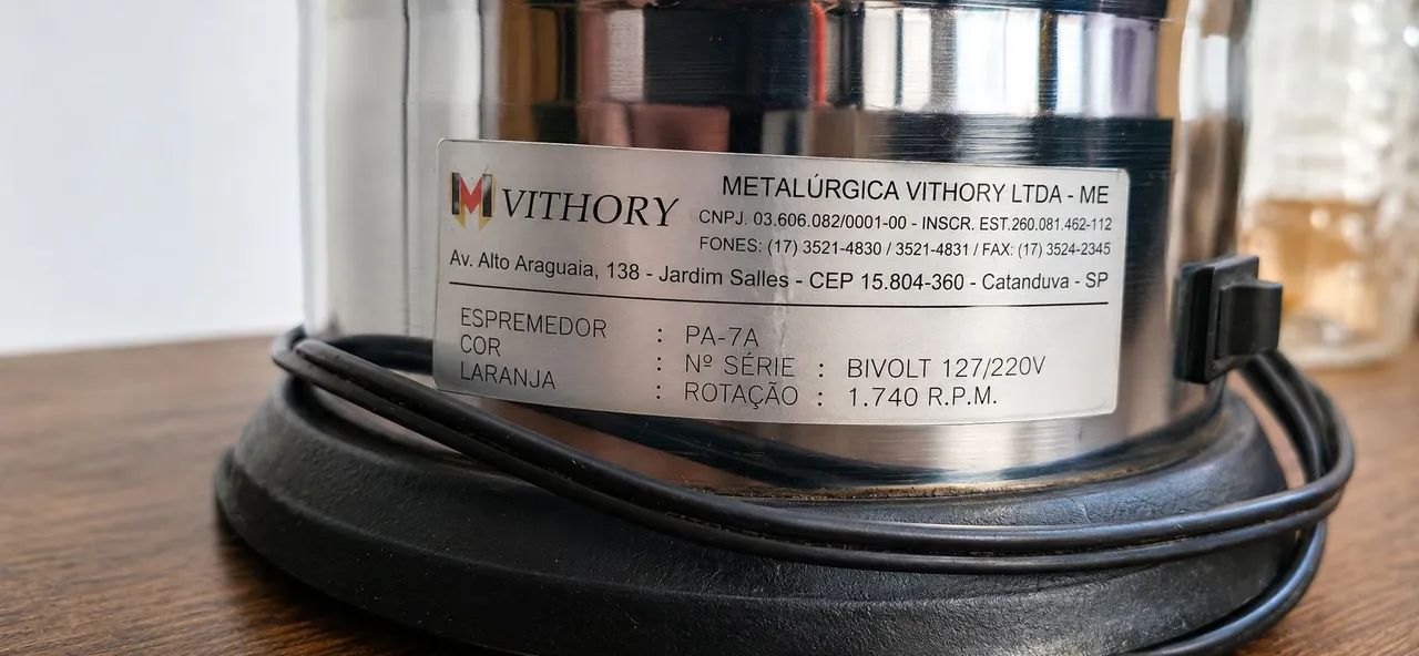 ESPREMEDOR DE FRUTAS VITHORY - Foto 2