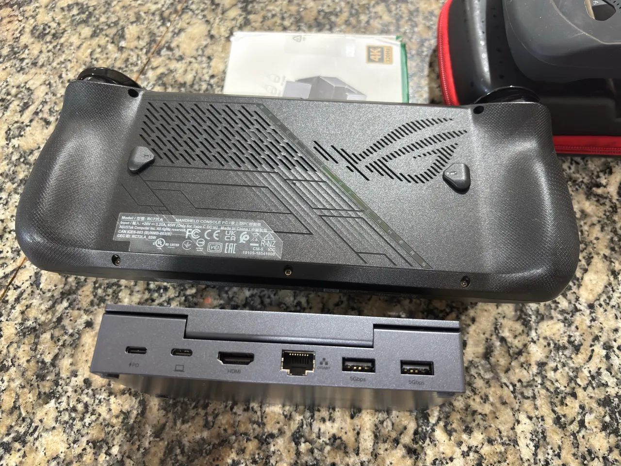 ROG ALLY X + DOCK + CASE PROTEÇÃO  - Foto 4