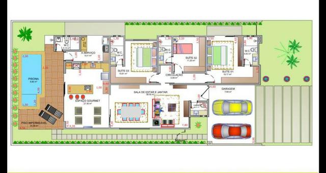 Condomínio Belvedere casa térrea com 3 suítes e 197 m² imóvel novo - Foto 16
