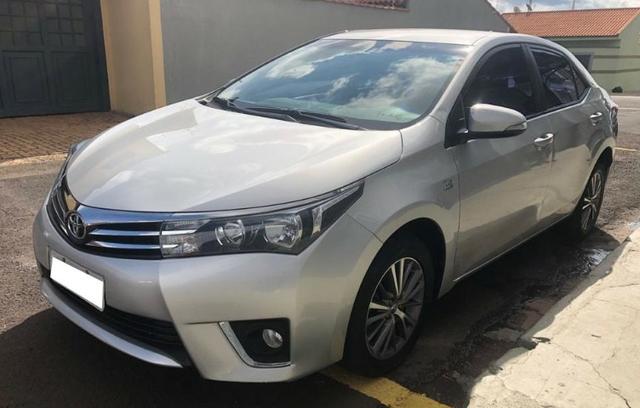 Vende-se Corolla 2016, Automático Prata GLI 1.8 com os Opcionais do XEI - Completo - Foto 2