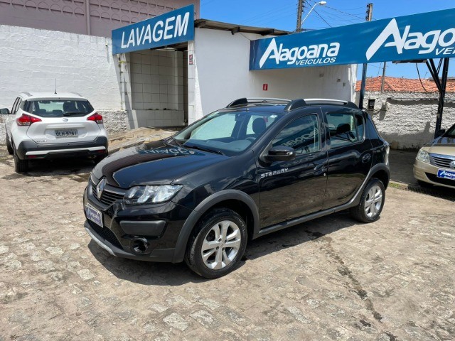 SANDERO STEPWAY 1.6 2016 COMPLETO   ALAGOANAVEICULOS  